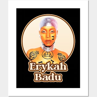 Erykah Badu Retro 70s Tribute Icons Posters and Art